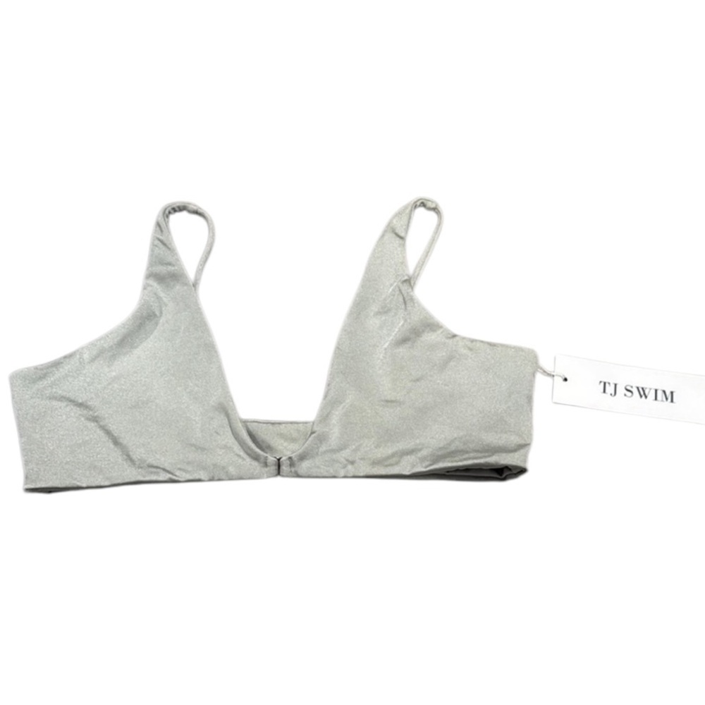 30. TJ Swim Gray Bikini Top